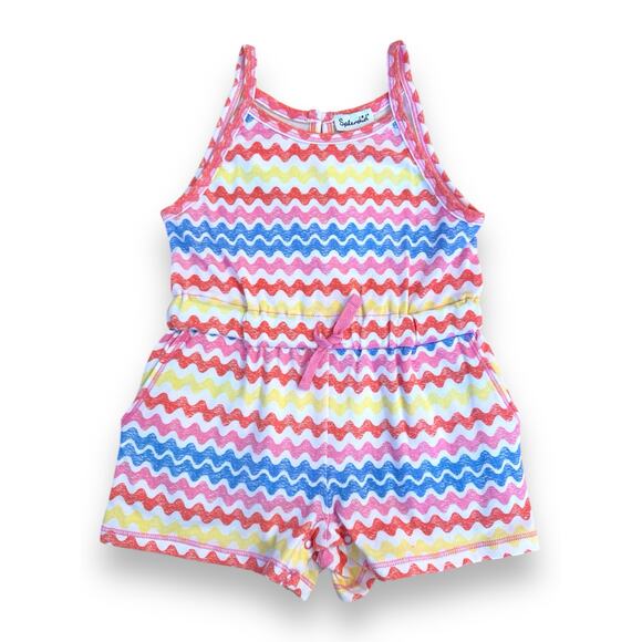 Two Splendid Striped Rompers - Picture 4 of 5